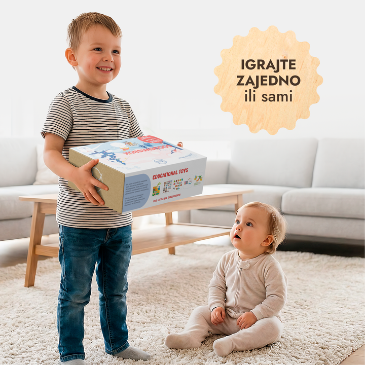 Godišnja pretplata na setove za igru (1–2 godine) — 4 seta godišnje — GoodevasBox