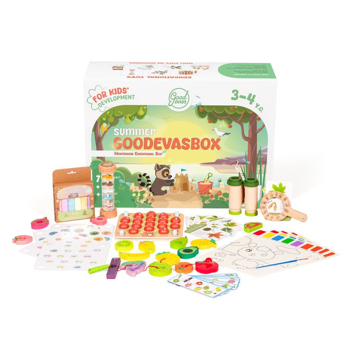 Ljetni set igračaka za djecu (3–4 godine) — GoodevasBox