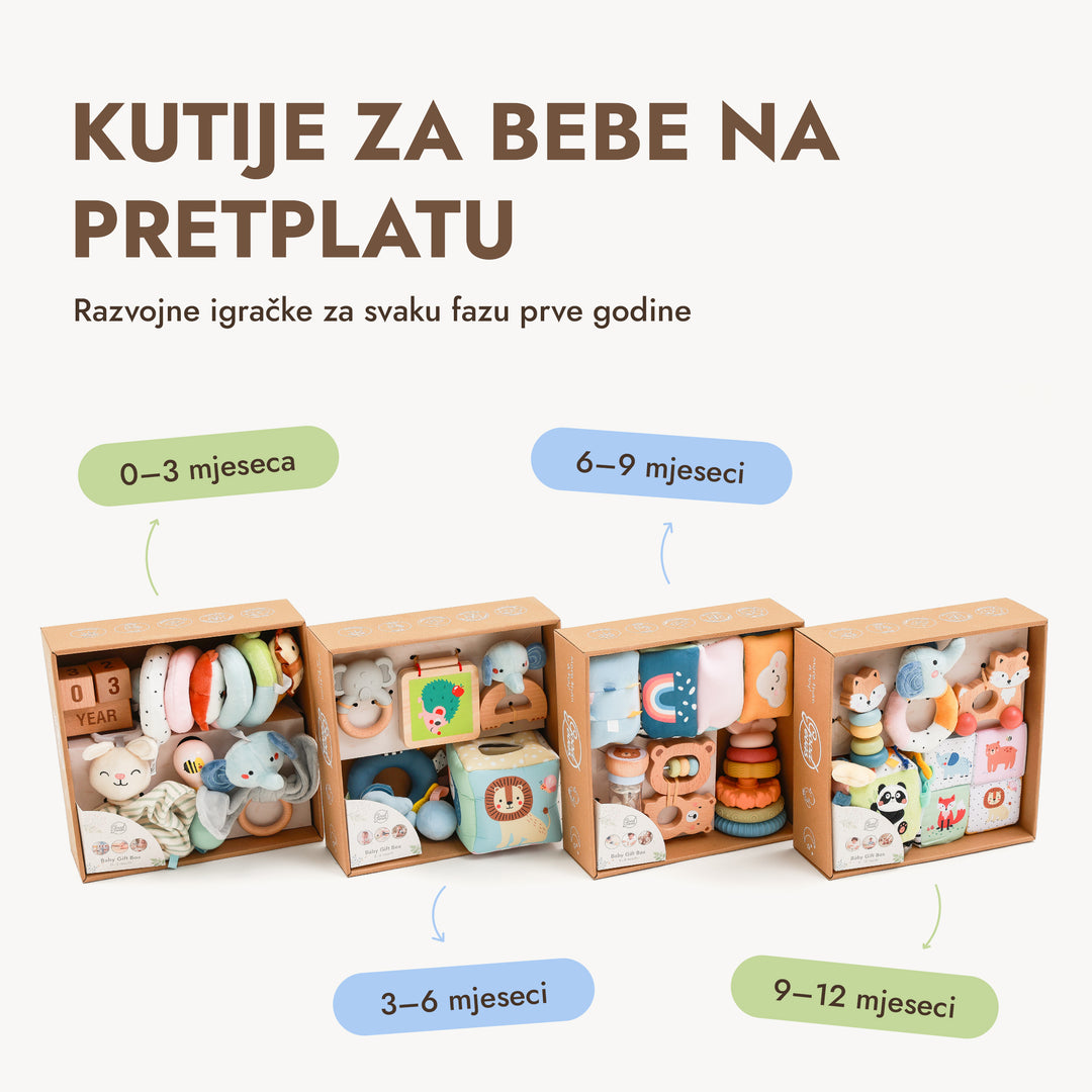 BabyBox — Setovi za igru za prvu godinu (0–12 mjeseci)