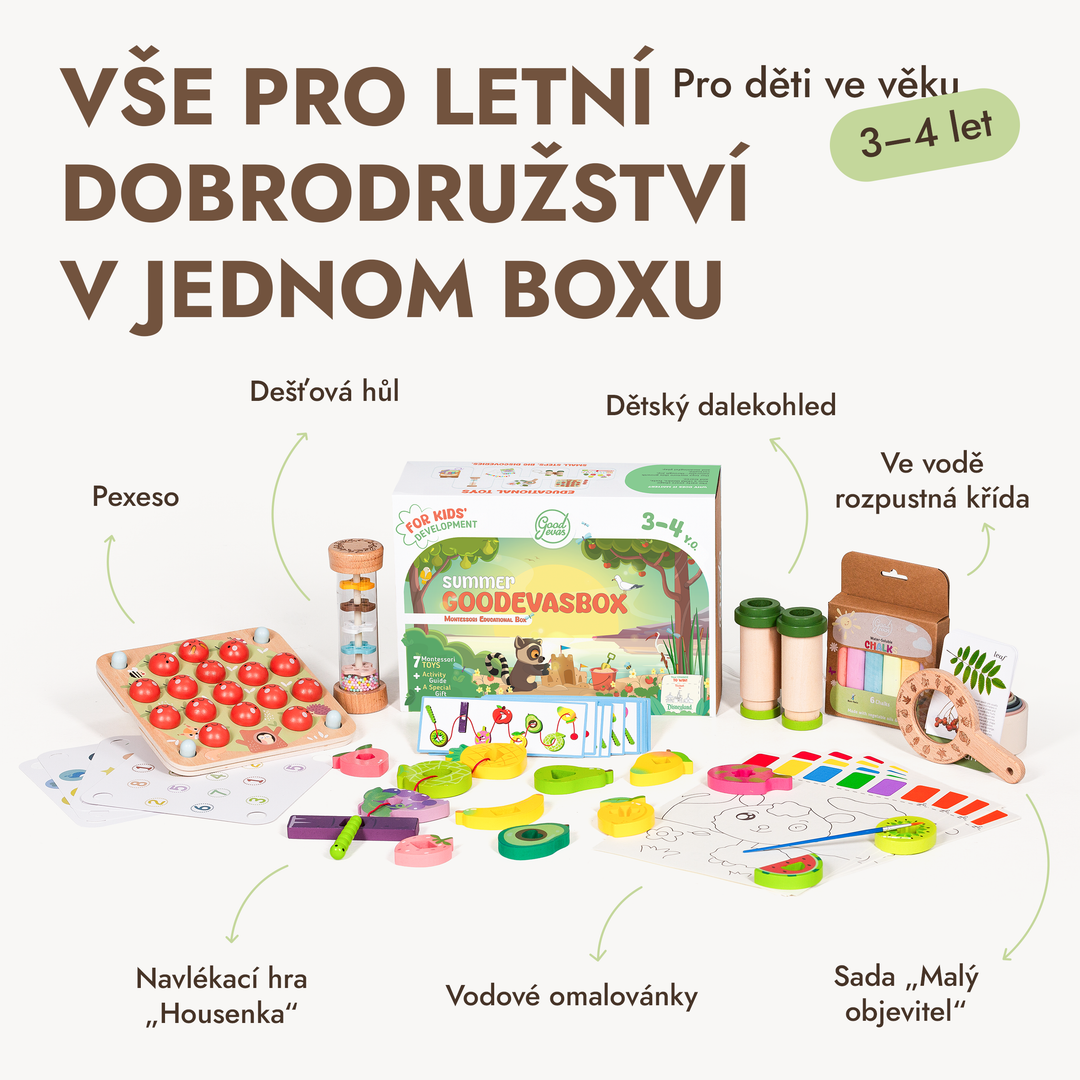 Ljetni set igračaka za djecu (3–4 godine) — GoodevasBox