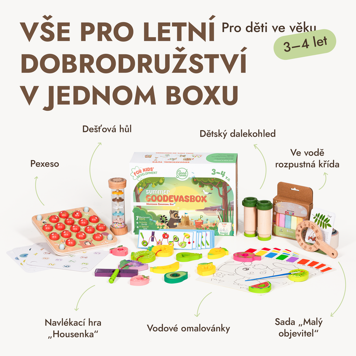 Ljetni set igračaka za djecu (3–4 godine) — GoodevasBox