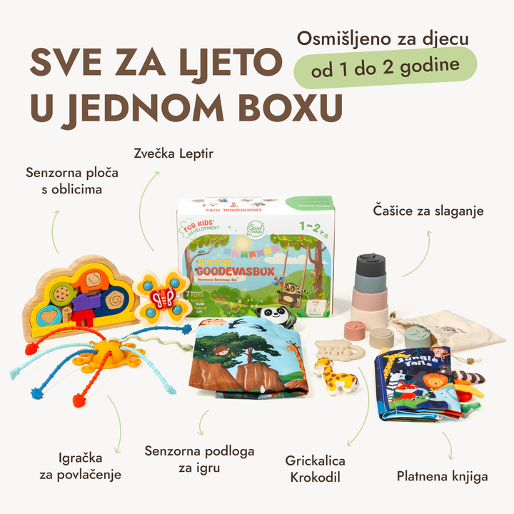 Ljetni set igračaka za djecu (1–2 godine) — GoodevasBox
