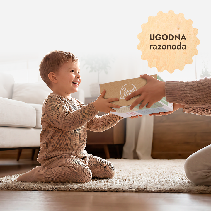 Godišnja pretplata na setove za igru (3–4 godine) — 4 seta godišnje — GoodevasBox