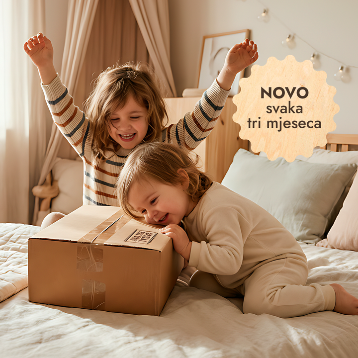 Godišnja pretplata na setove za igru (1–2 godine) — 4 seta godišnje — GoodevasBox