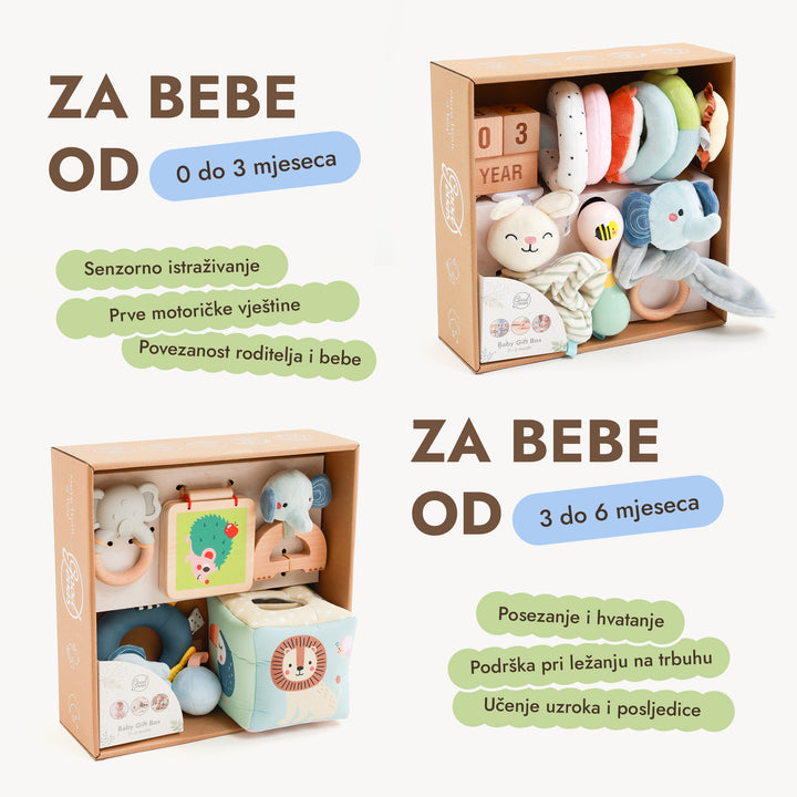 BabyBox — Setovi za igru za prvu godinu (0–12 mjeseci)