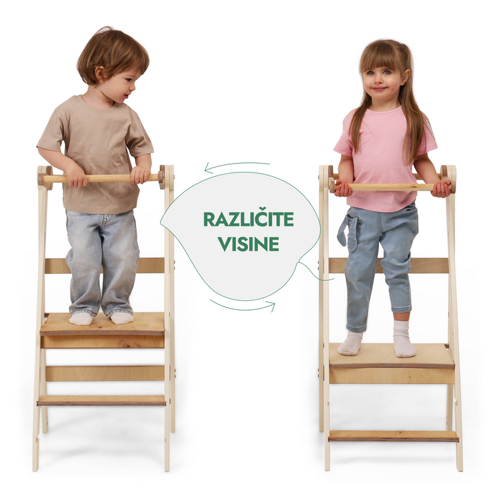 Podesiva Montessori kula – dječja stepenica