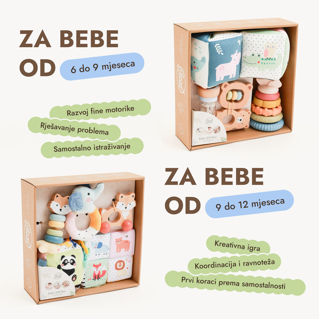 BabyBox — Setovi za igru za prvu godinu (0–12 mjeseci)