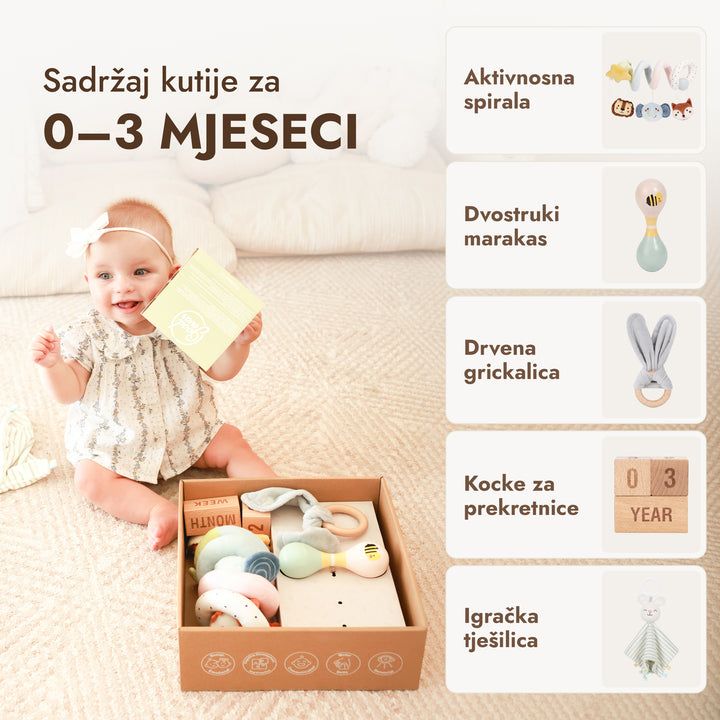 BabyBox — Setovi za igru za prvu godinu (0–12 mjeseci)