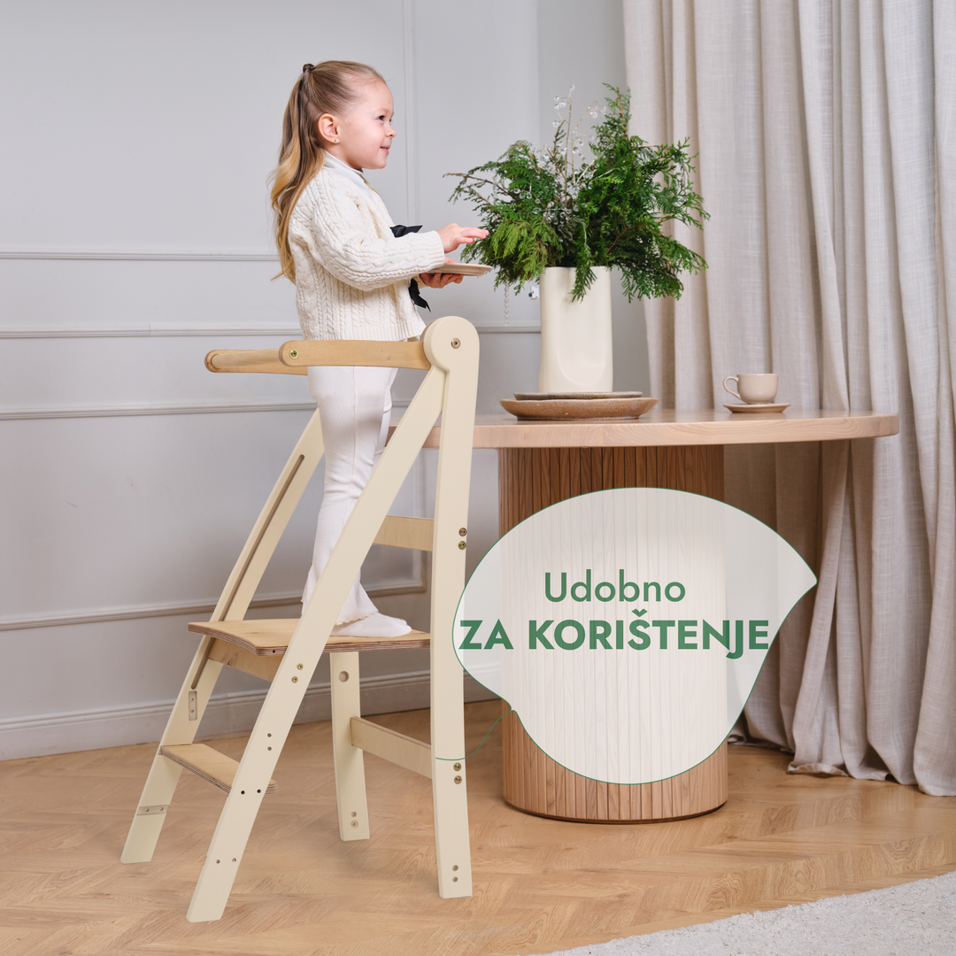 Podesiva Montessori kula – dječja stepenica