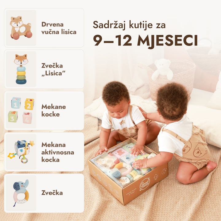 BabyBox — Setovi za igru za prvu godinu (0–12 mjeseci)