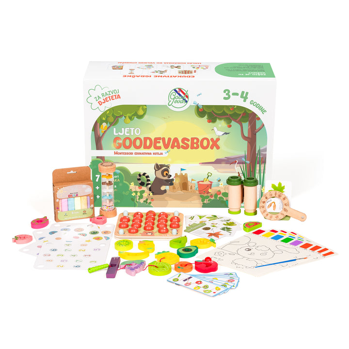 Ljetni set igračaka za djecu (3–4 godine) — GoodevasBox